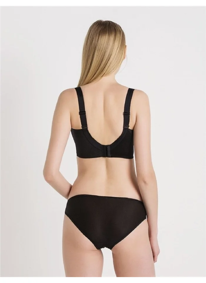 Magic Form 1718 Lace Non-wired Lifting Bra - Black
