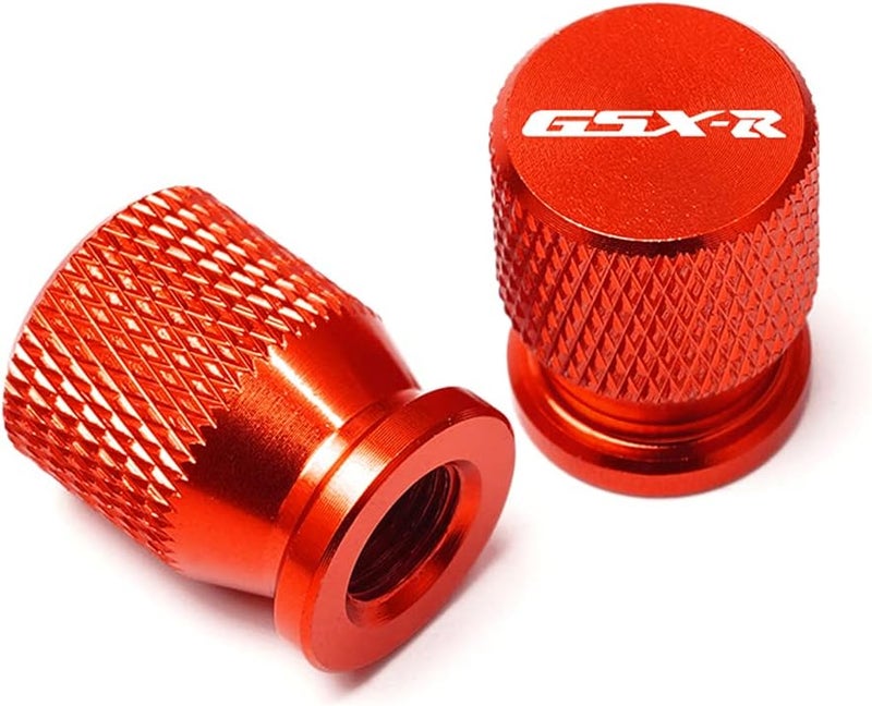 XIDAODIT Motorcycle CNC Wheel Tire Valve Stem Caps - Red Airtight Covers for GSX-R GSXR 600 750 1000 K1-K9 - Image 2