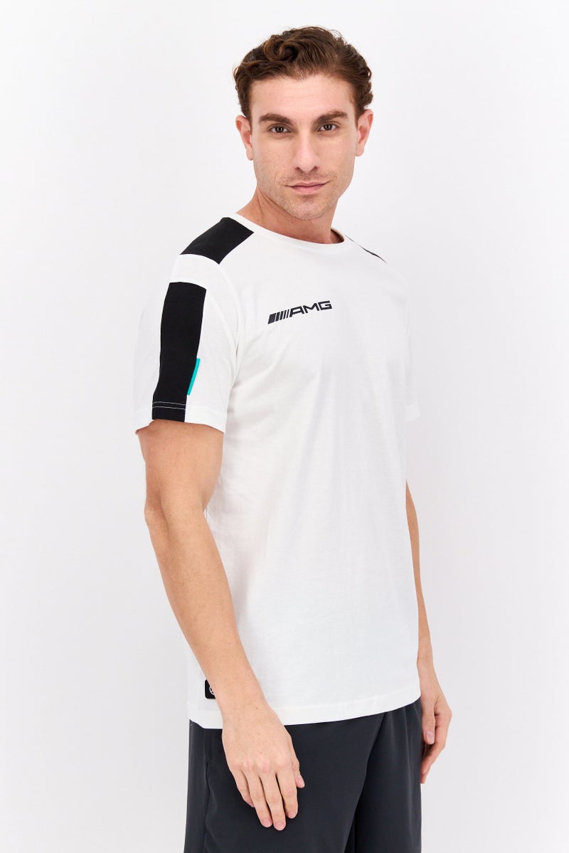 PUMA Puma x Mercedes AMG Men Sportswear Fit Training T Shirt, White - Image 2