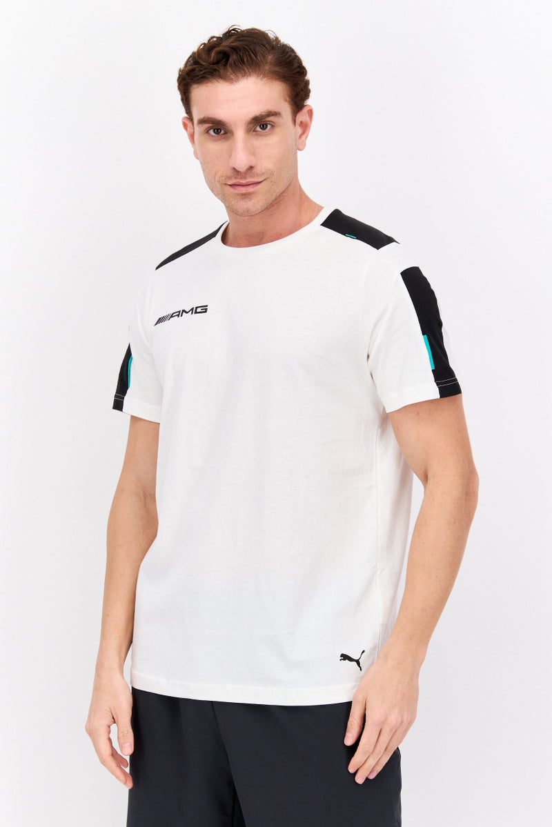 PUMA Puma x Mercedes AMG Men Sportswear Fit Training T Shirt, White - Image 1