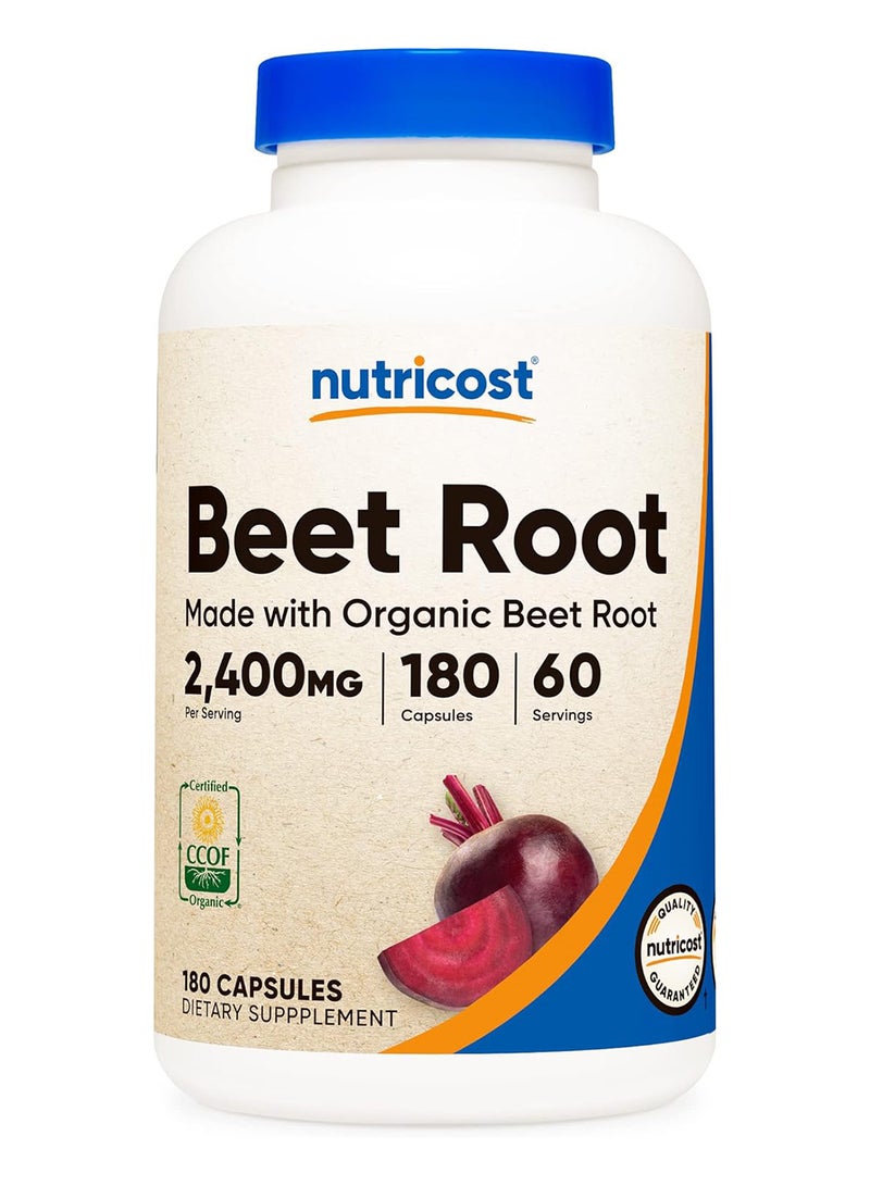 جذر البنجر العضوي 2400 ملجم 180 كبسولة - Image 1