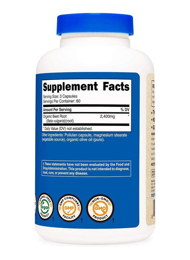 جذر البنجر العضوي 2400 ملجم 180 كبسولة - Image 5