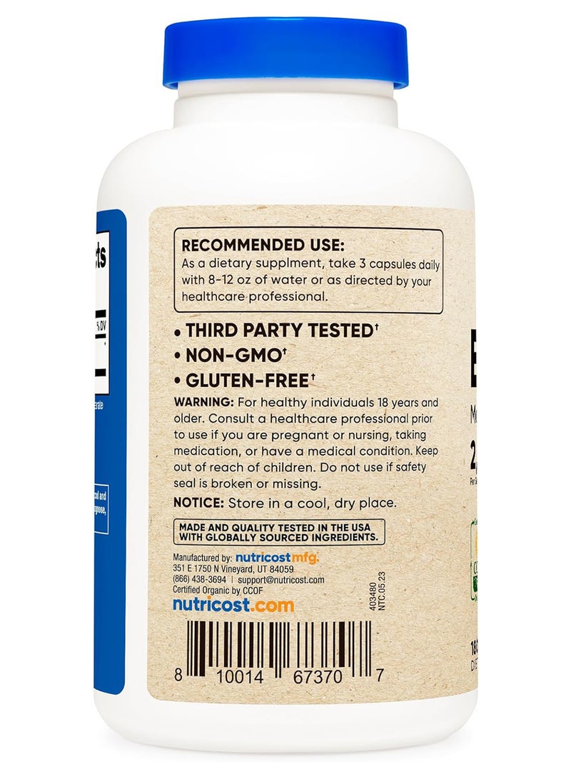 جذر البنجر العضوي 2400 ملجم 180 كبسولة - Image 4