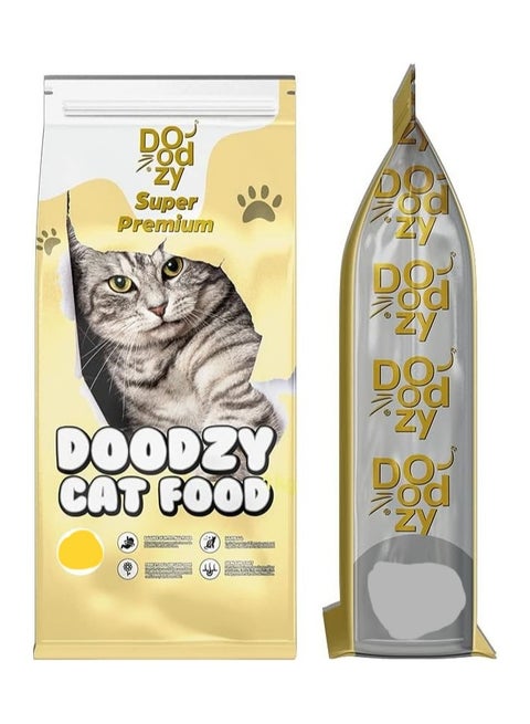 دودزي سوبر بريميوم دراي فود للقطط 1كجم