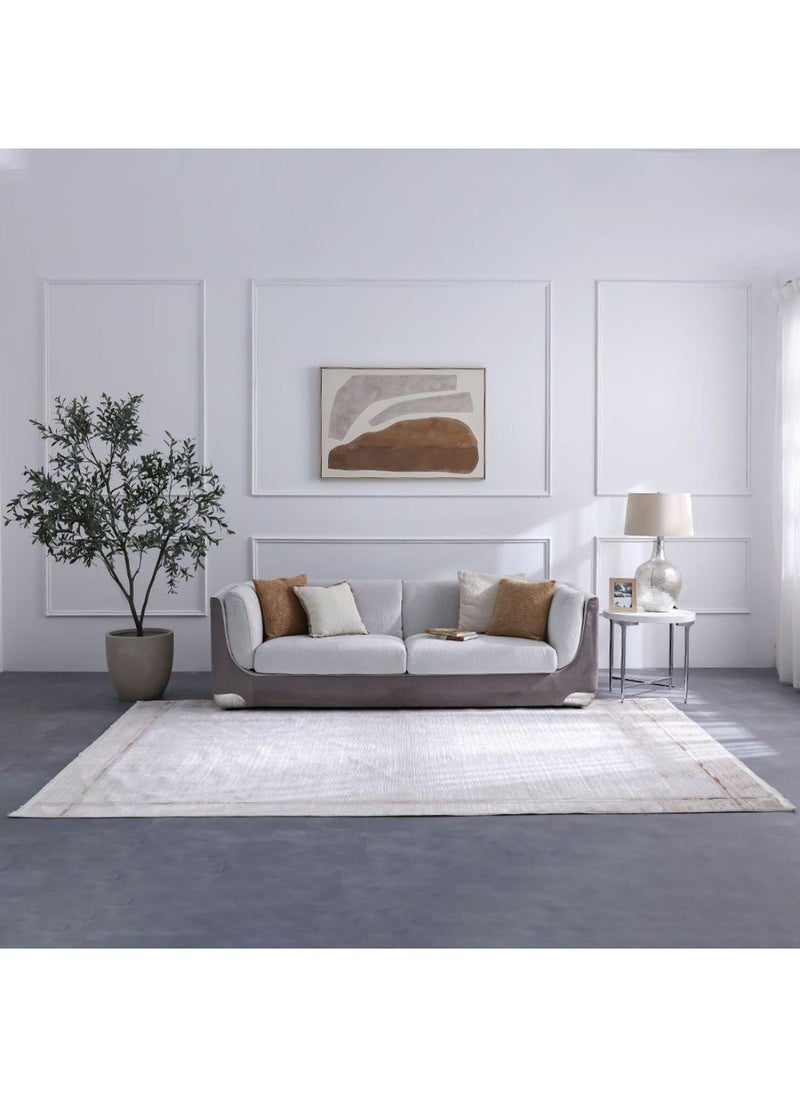 DANUBE HOME Pearl Rug  Polyester Area Rug Floor Covering L340xW240cm-Beige & Bronze  - Image 5