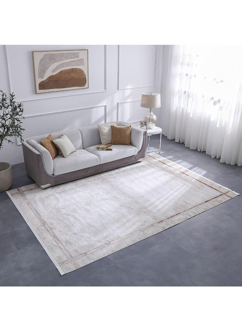 DANUBE HOME Pearl Rug  Polyester Area Rug Floor Covering L340xW240cm-Beige & Bronze  - Image 4