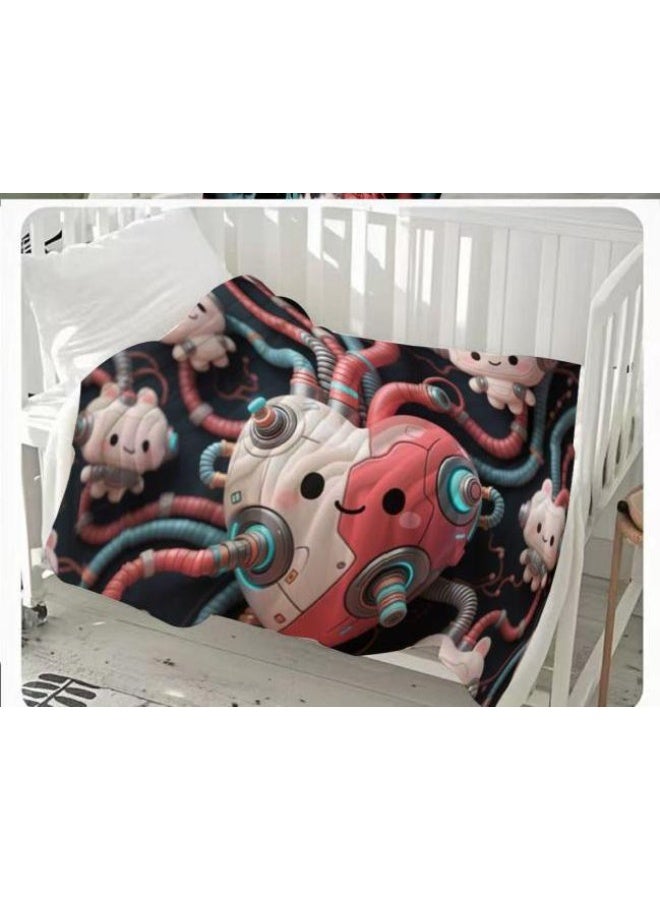 general Flannel thin blanket (warm and comfortable, suitable for sleep, gaming, dust removal and sandproof) 150cm*200cm - 536 - Image 1