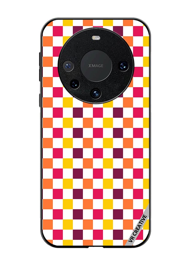 VR CREATIVE Protective Case Cover For Huawei Mate 60 Seamless With Colorful Checkerboard1 Design Multicolour - Image 1