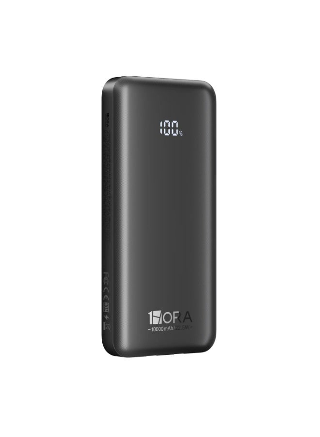 1HORA Power Bank 10000mAh 22.5W Max - BAT101 - Black - Image 3