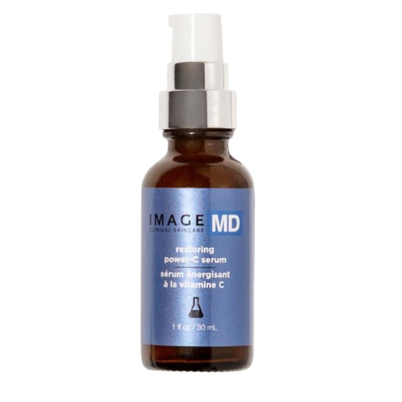 IMAGE Skincare, IMAGE MD Restoring Power-C Serum, 20% Vitamin C, Ferulic Acid Facial Serum to Reduce Pigmentation, Firm, Brighten Skin, 1 fl oz - Image 1