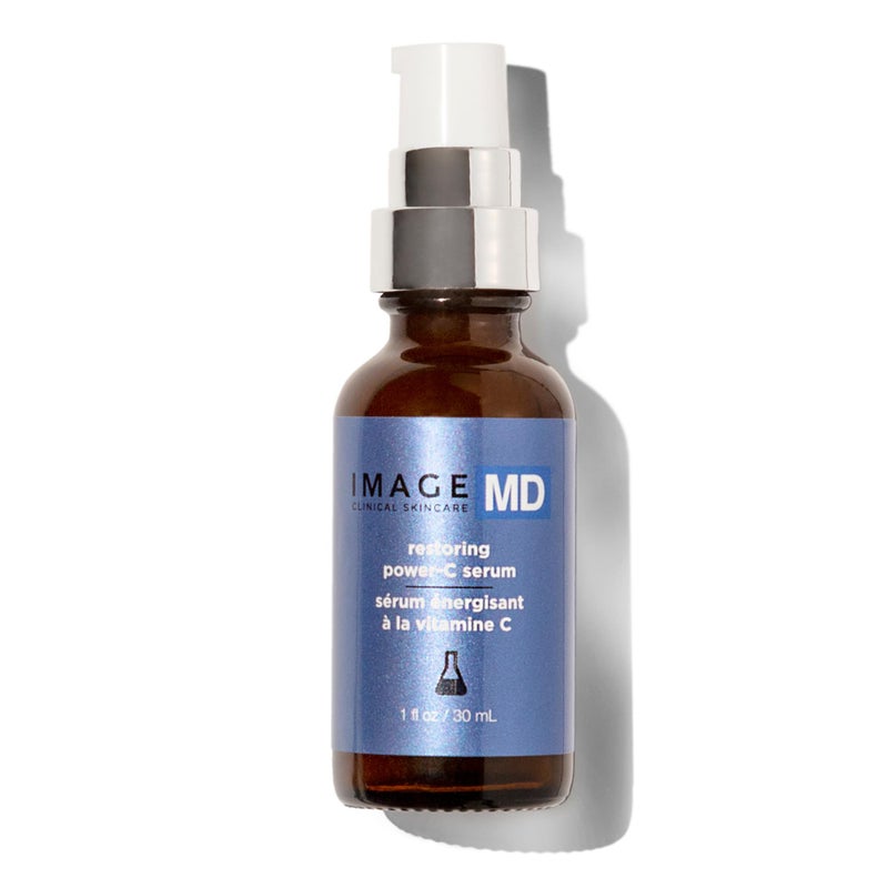 IMAGE Skincare, IMAGE MD Restoring Power-C Serum, 20% Vitamin C, Ferulic Acid Facial Serum to Reduce Pigmentation, Firm, Brighten Skin, 1 fl oz - Image 2