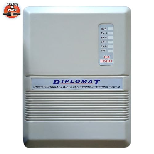Diplomat دبلوماسي EPABX 104 نظام الاتصال الداخلي و 2 هاتف بيتيل - Image 3
