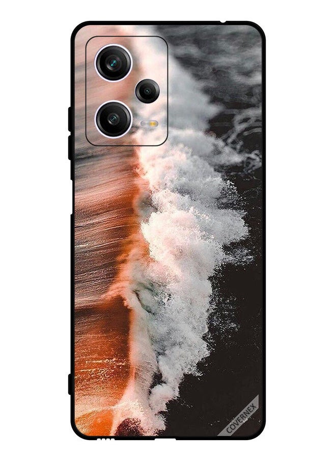 Covernex Protective Case Cover For Xiaomi Redmi Note 12 Pro Sea Water Wave  - Image 1