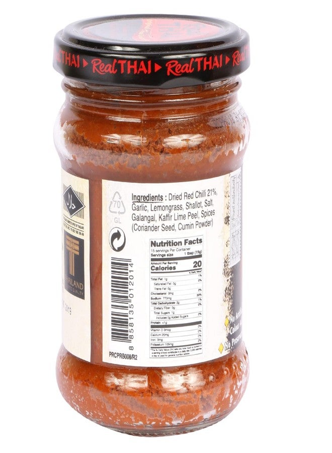 Real THAI Original Thai Cuisine Red Curry Paste, 8 oz / 227 g, 2 Pack,Red & Black - Image 3