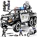MSKOLER Police Car Toys for Boys 35 Play Vehicles for Boys Girls Ages 312 with Light and Sound Role Playing Police Truck Toys Toddler Truck Gifts for Kids Ages 48 - Image 2