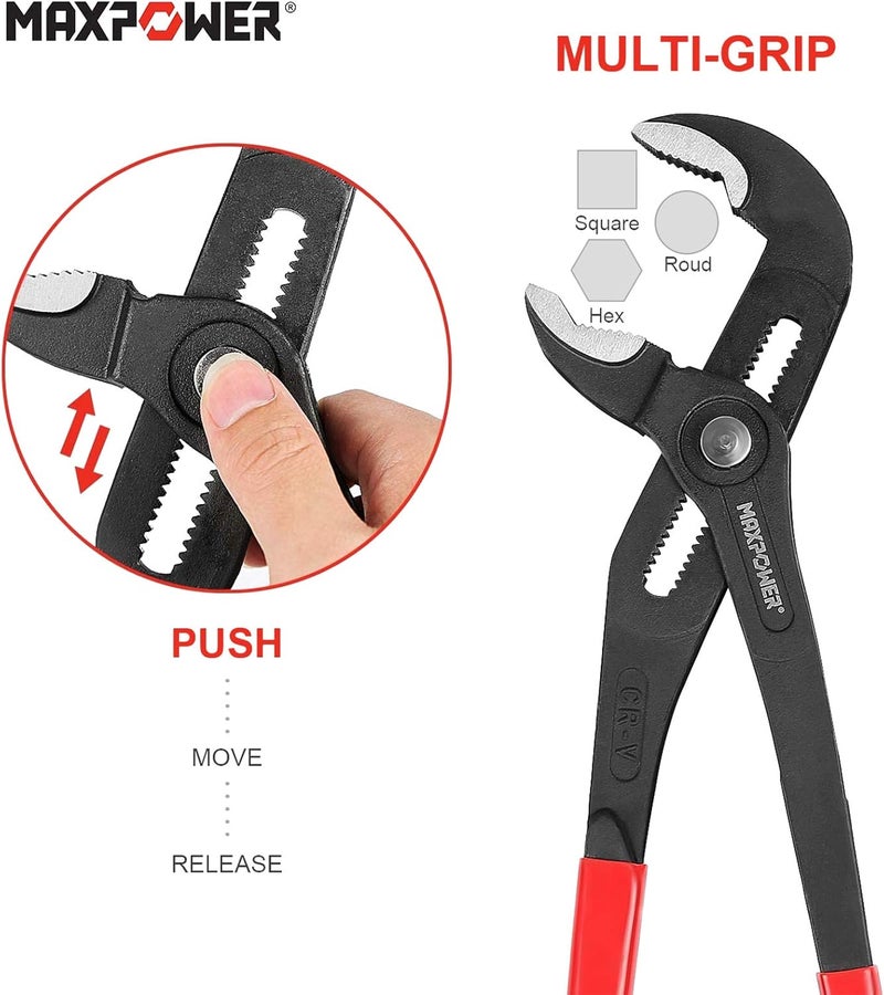 Maxpower مجموعة صندوق أدوات صغير وملاقط مضخة مياه MAXPOWER 14 بوصة - Image 2