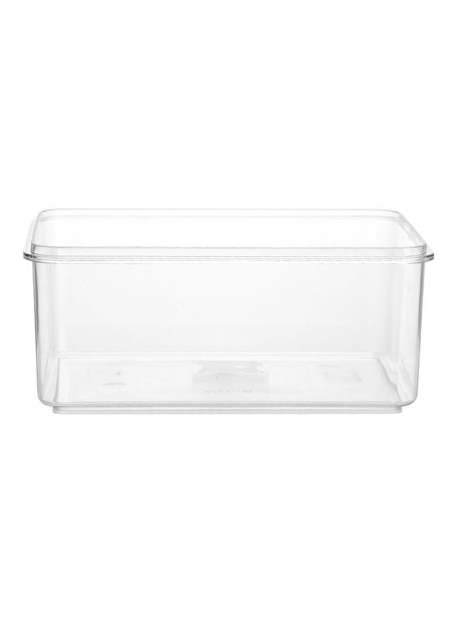 Royalford Transperent Food Container Premium Quality Air-Proof Box With Silicone Sealing Ring Transperent - Image 2