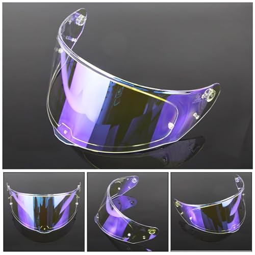 Lumfeerix for LS2 Assault Rapid Stream Helmet Visor Replacement, For Ls2 FF320/328/353/800 Helmets Outer Full Face Visor (Revo Clear Blue) - Image 3