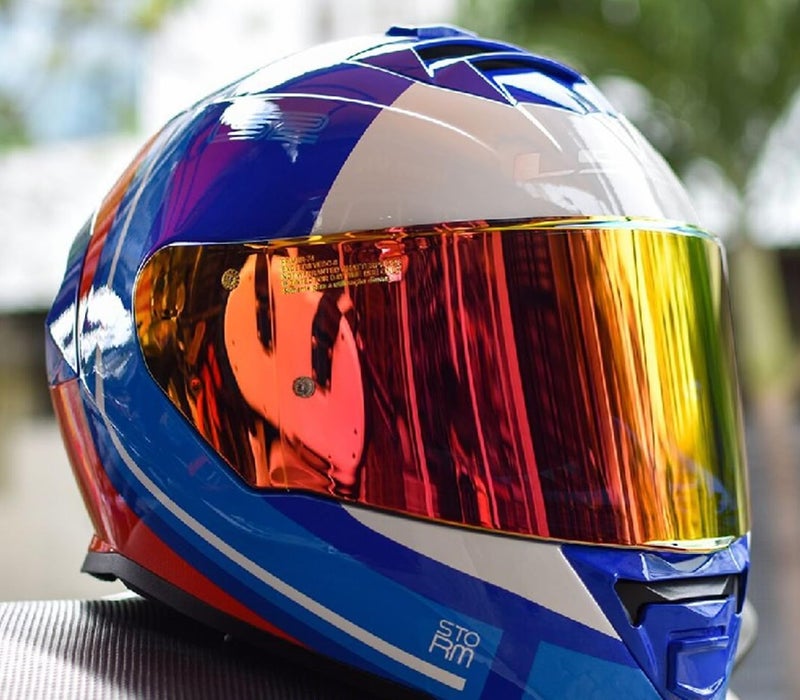 Lumfeerix for LS2 Assault Rapid Stream Helmet Visor Replacement, For Ls2 FF320/328/353/800 Helmets Outer Full Face Visor (Revo Clear Blue) - Image 4