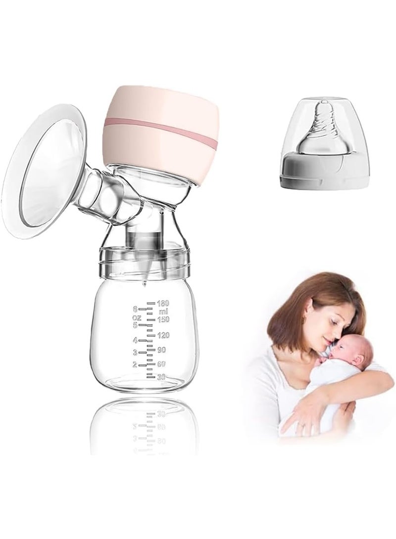 مضخة حليب كهربائية أوتوماتيكية محمولة للرضاعة الطبيعية مضخة حليب للأمهات المرضعات تدليك الثدي بدون ألم 3 أوضاع 9 مستويات مع شفط قوي - Image 5