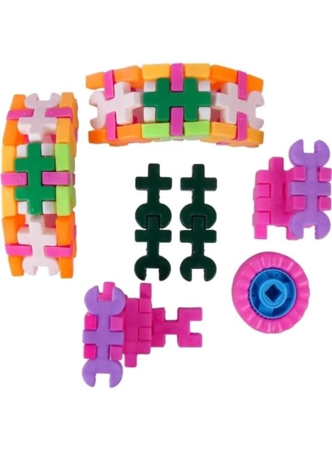 Manos Building Blocks 36 pc Toy I Puzzle Block Building Toy I Blocks in Bag Best Gift Toys for Kids Boys Girls - Image 2