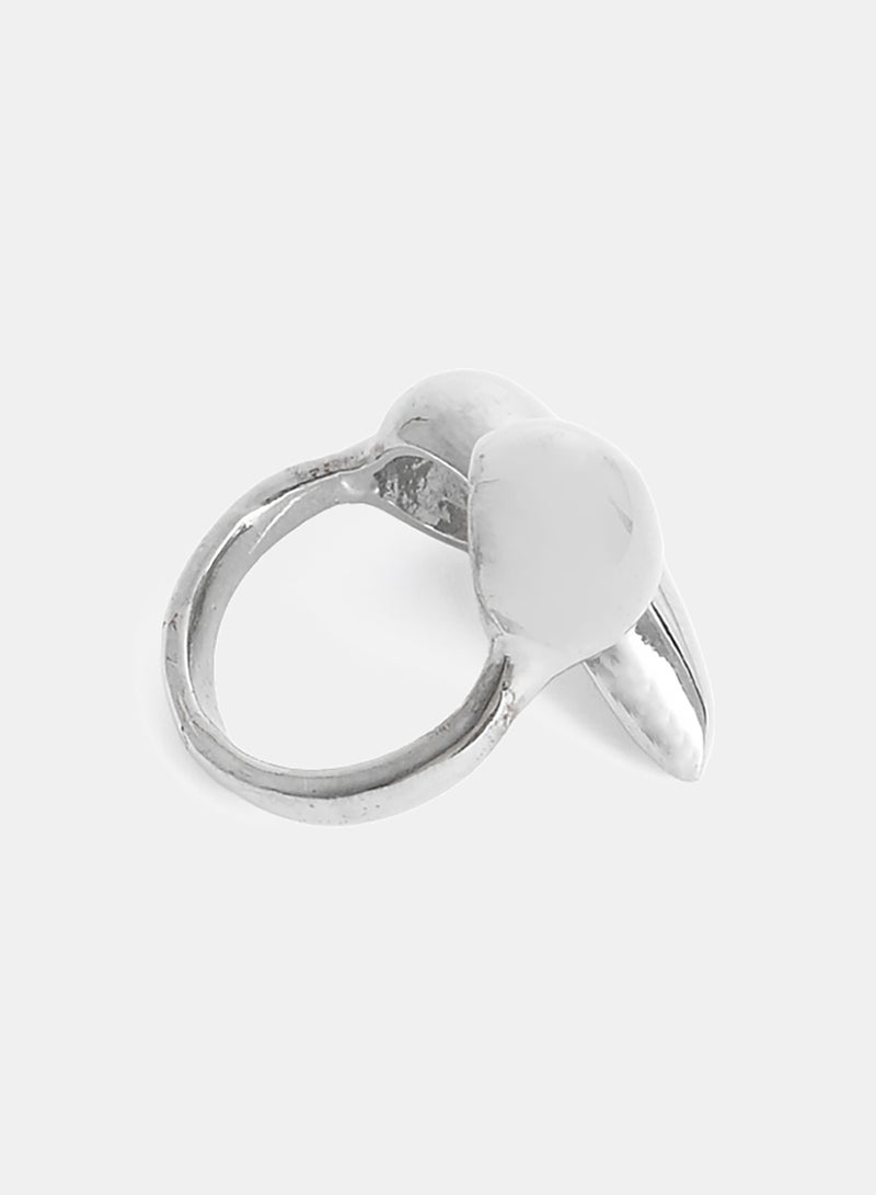 Akher el Ankoud Women'S Adjustable Ring With An Elegant Open Design And Geometric Shape - Image 2