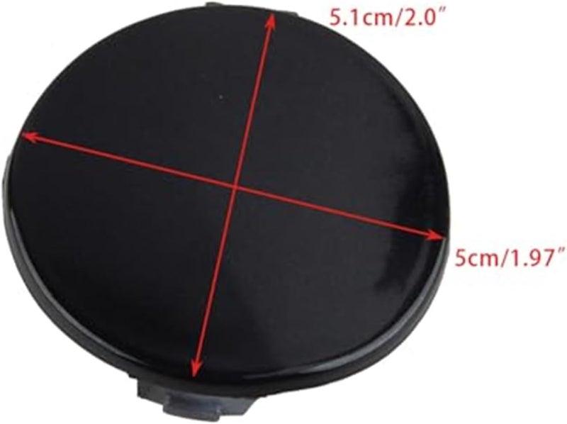 QASULER Front Bumper Tow Hook Cover Cap for BMW 3 Series - Image 5