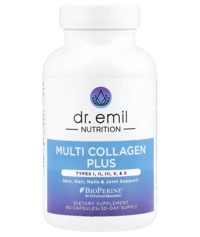 DR EMIL NUTRITION Multi Collagen Plus Types I II III V & X 90 Capsules