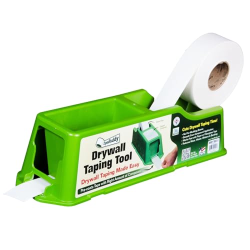 Buddy Tools LLC Buddy Tools TapeBuddy Drywall Taping Tool - Simplifies Drywall Banjo Taping - Reliable & Efficient Tape Dispenser for DIYers - Easy to Use - Reduces Mess and Waste - Image 1