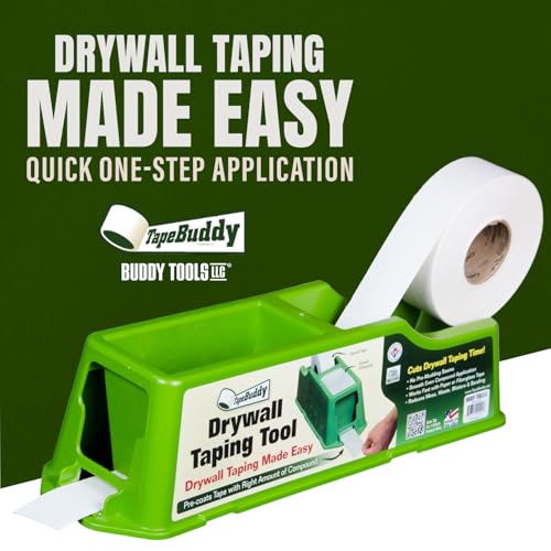 Buddy Tools LLC Buddy Tools TapeBuddy Drywall Taping Tool - Simplifies Drywall Banjo Taping - Reliable & Efficient Tape Dispenser for DIYers - Easy to Use - Reduces Mess and Waste - Image 2