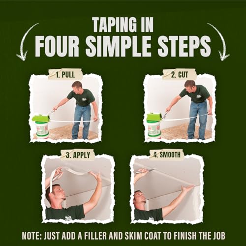 Buddy Tools LLC Buddy Tools TapeBuddy Drywall Taping Tool - Simplifies Drywall Banjo Taping - Reliable & Efficient Tape Dispenser for DIYers - Easy to Use - Reduces Mess and Waste - Image 4