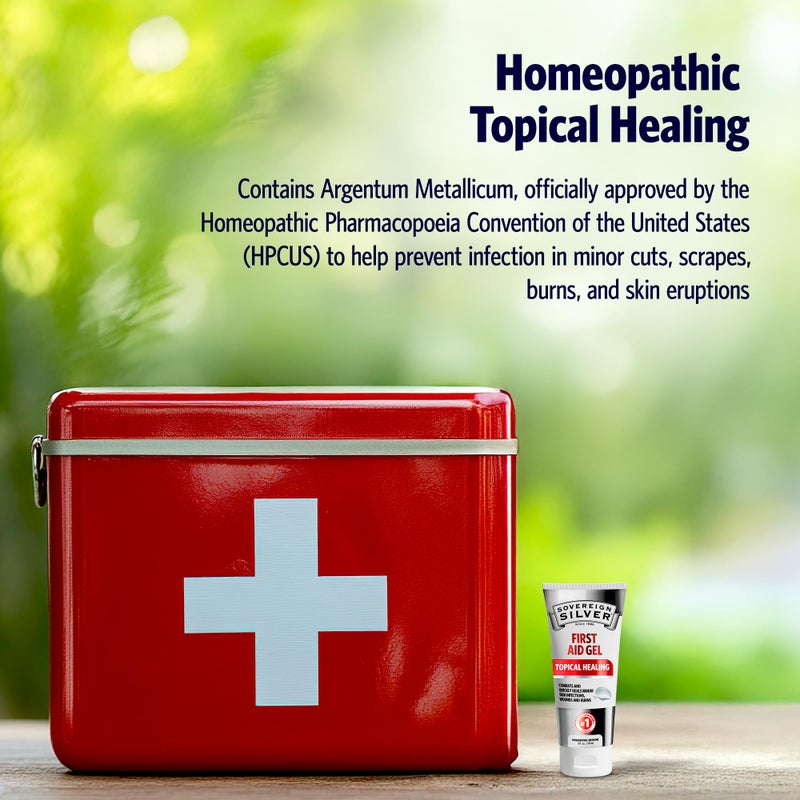 Sovereign Silver First Aid Gel - Argentum Metallicum Gel Wound Care Support, Topical Skin Care for Minor Skin Irritations with Convenient Pump - 2 fl oz (59 mL) - Image 4