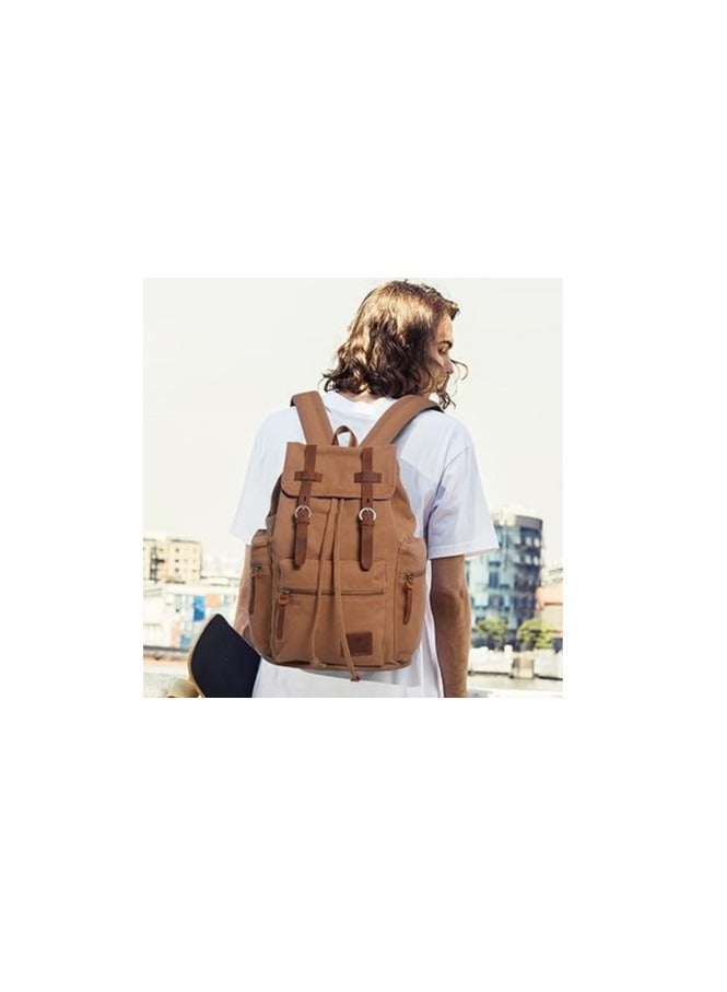 FANDARE Retro Canvas Hiking Backpack - Image 2