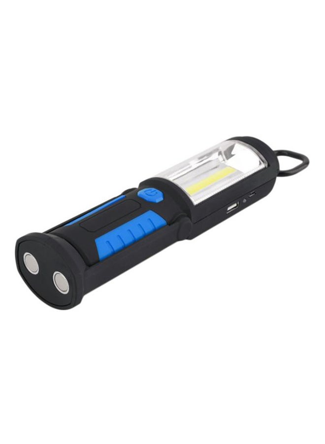 1 LED Outdoor Fishing Magnetic Emergency Torch Black/Blue/White 6x12cm - Image 2