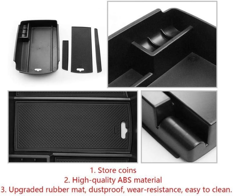 QASULER Car Armrest Storage Box for Sportage QL - Image 2