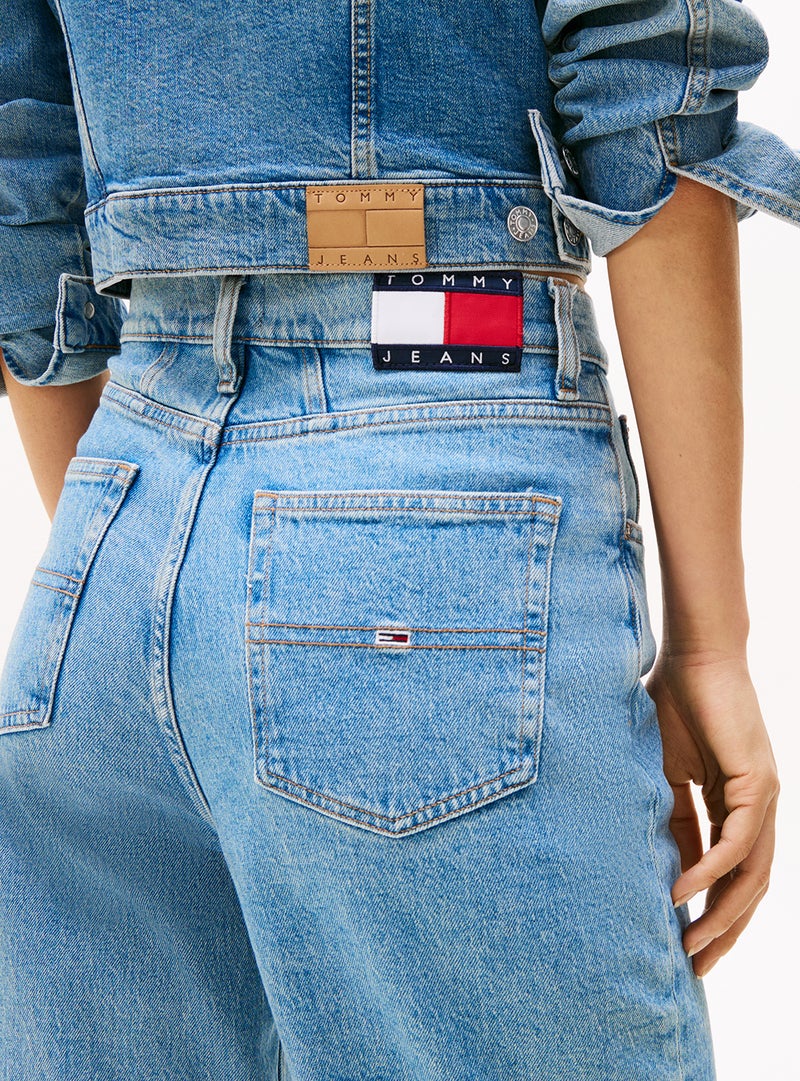 TOMMY JEANS Mom Ultra High Rise Tapered Jeans  - Image 4