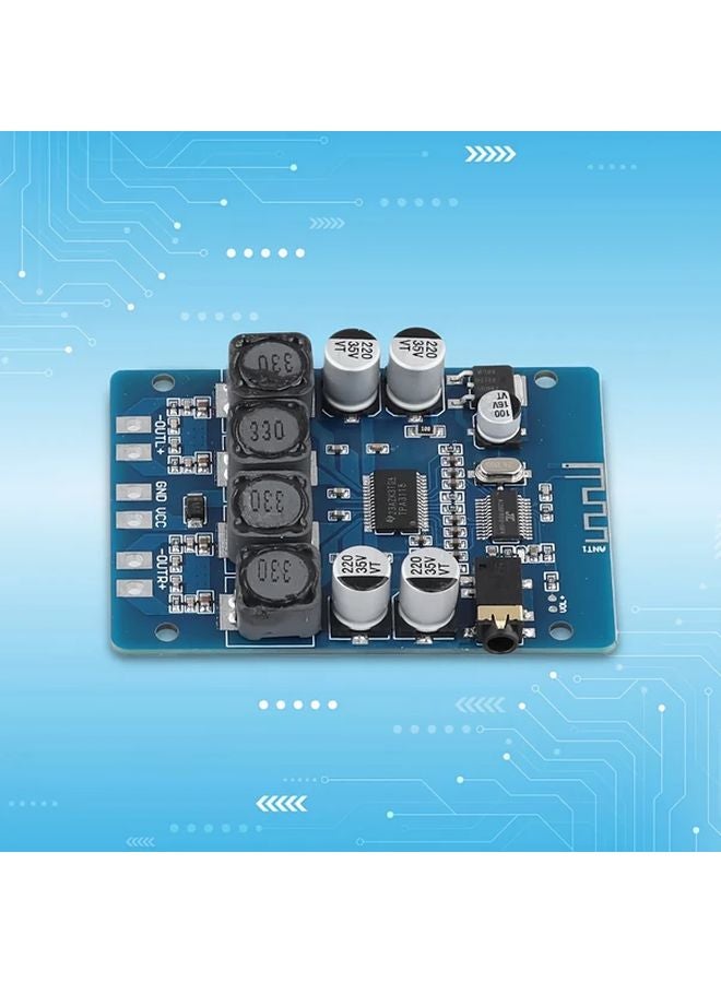 XH M314 Ultra Clear Digital Power Amplifier Board 2x45W TPA3118 Wireless For Car Home - Image 1