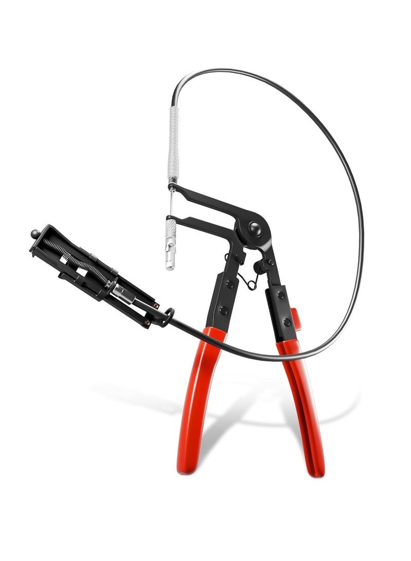 SYOSI Hose Clamp Pliers Long Reach Wire Spring Hose Clamp Pliers for Automotive Coolant Radiator Heater Car Water Pipe Clamp Pliers Wrench Car Repair Tools Multi-Purpose Household Clamp - Image 1