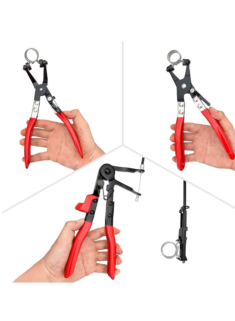 SYOSI Hose Clamp Pliers Long Reach Wire Spring Hose Clamp Pliers for Automotive Coolant Radiator Heater Car Water Pipe Clamp Pliers Wrench Car Repair Tools Multi-Purpose Household Clamp - Image 5