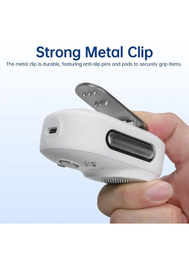 Divoom Mini Wearable Bluetooth 5.3 Speaker 4.2W Portable Clip-On Speaker with RGB Light  IP67 Waterproof & Dustproof TWS Stereo Pairing Punchy Bass & Hands-Free Calling - Image 4