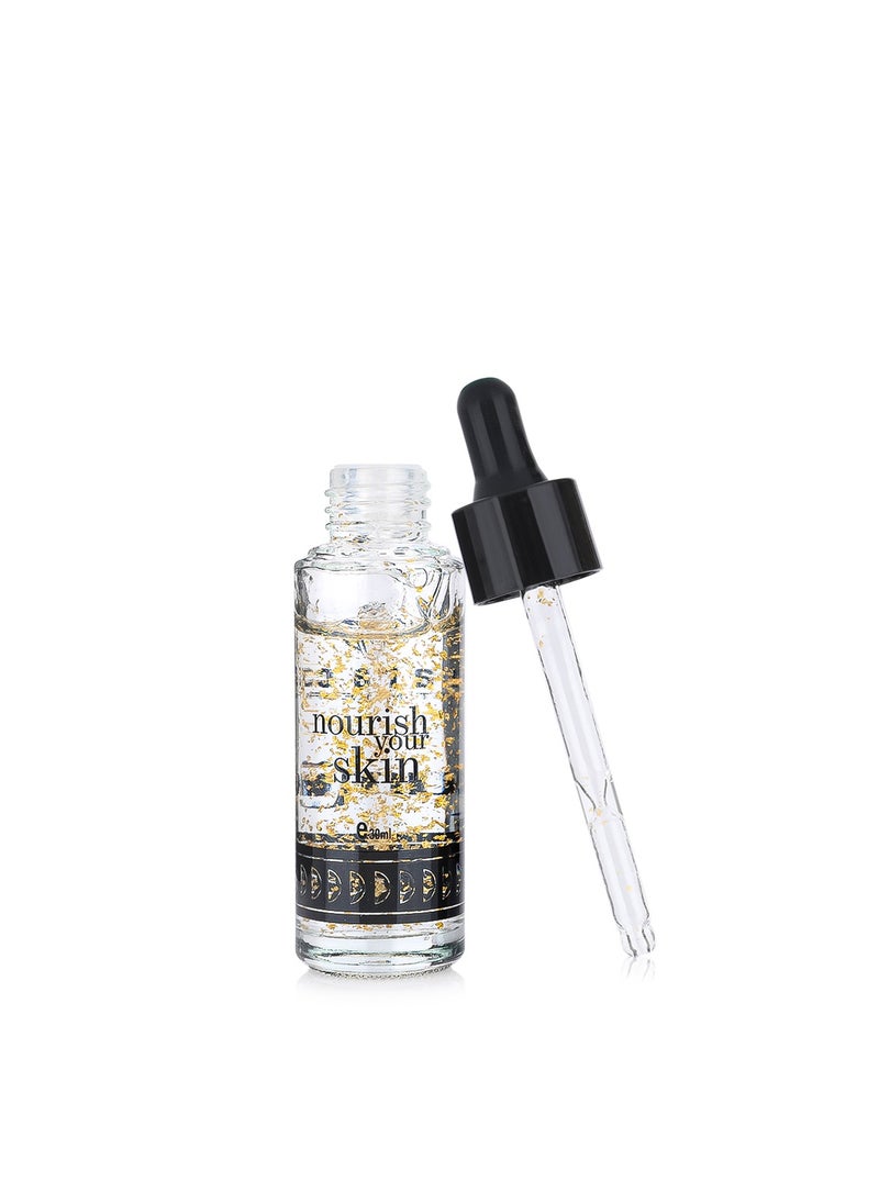 سيروم ترطيب الوجه وتغذية البشرة بخلاصة الذهب 30ml