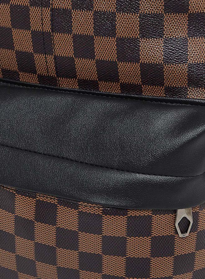 Styli Checked Print Backpack - Image 2