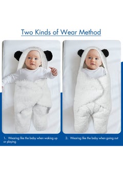 Generic Baby Swaddle Blanket - Essential Newborn Plush Wrap Sleeping Bag and Receiving Blanket - Cute Panda Infant Clothes - Perfect for Boys and Girls  - Image 5