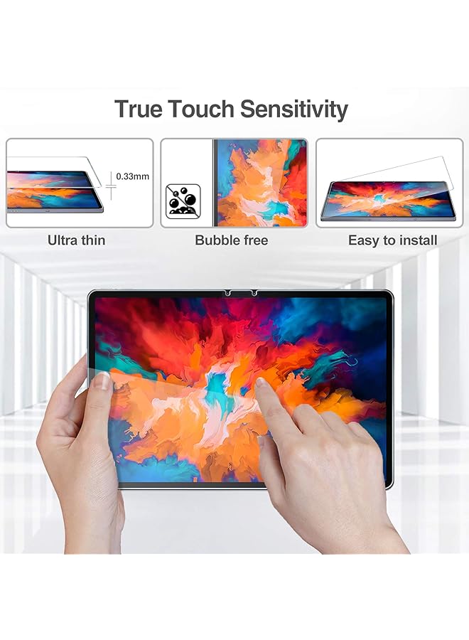 Procases Screen Protector For Lenovo Tab P11 Pro 2020 Release 11.5 Inch Full Hd Tablet Tempered Glass Screen Film Guard 2 Pack - Image 3