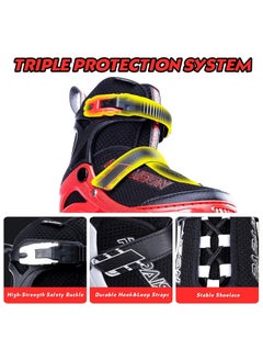 PAPAISON PAPAISON Adjustable Inline Skates with Light Up Wheels Youth and Adult  - Image 5