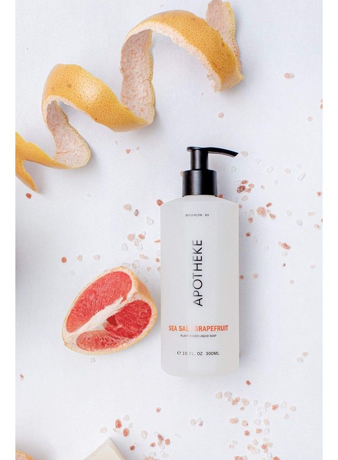 APOTHEKE Sea Salt Grapefruit Liquid Soap 10 Fl. Oz. - Image 3