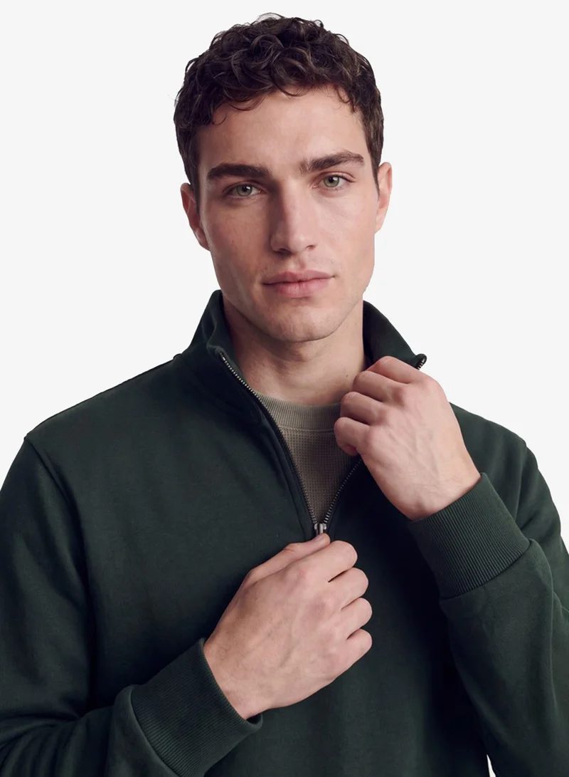 JACK & JONES  Solid Crew Neck Regular Fit Sweatshirt for Men | Best Price UAE