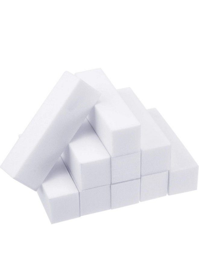 Mudder - 20 Pack Buffer Sanding Block Nail Buffer Block Files Grit Dense Sponge Nail Art Tips Tool (White) - Image 1