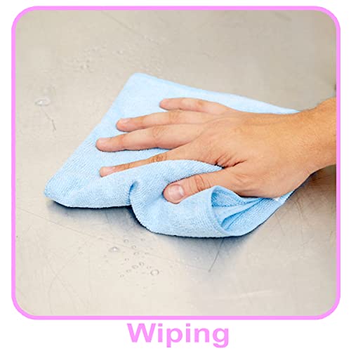 MOM CARE Cotton Face Towel Soft Reusable Hankies Napkins for Newborn Baby Toddlers Kids Adults Pack of 12, White - Image 4