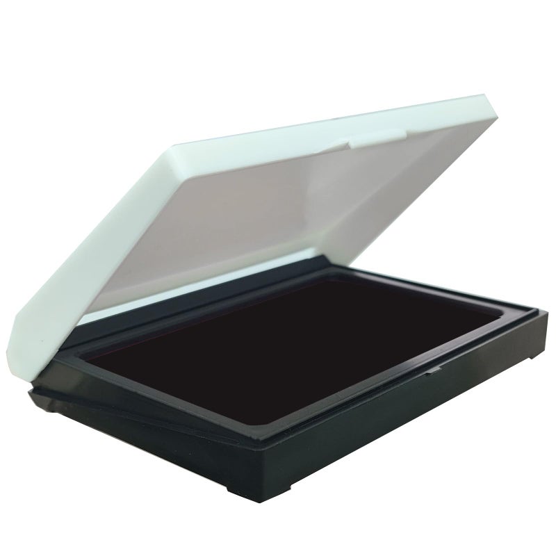 MONKOB Black Ink Stamp Pad 2.75" x 3.93", Ink Paste Used for Office, Home, Crafting, DIY (Black) - Image 1